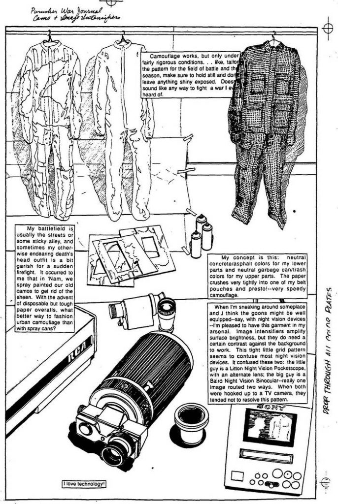 Camouflage Overalls & Baird Night Vision Pocketscope - The Punisher Armory No. 1